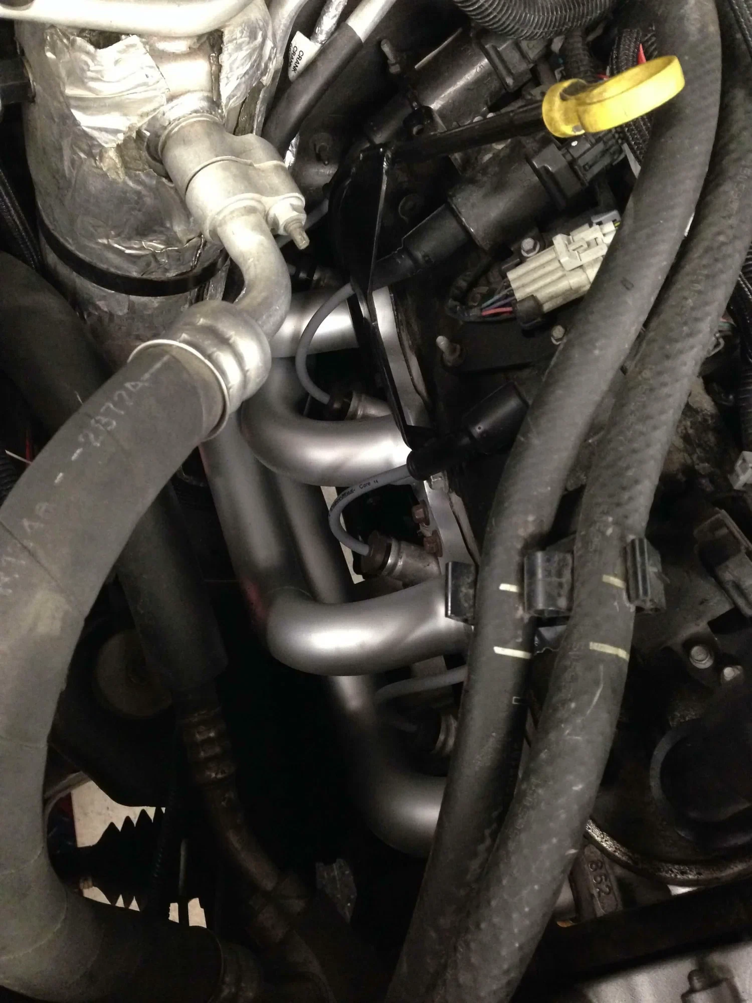 Flowtech Shorty Headers - Black Painted - 91843FLT